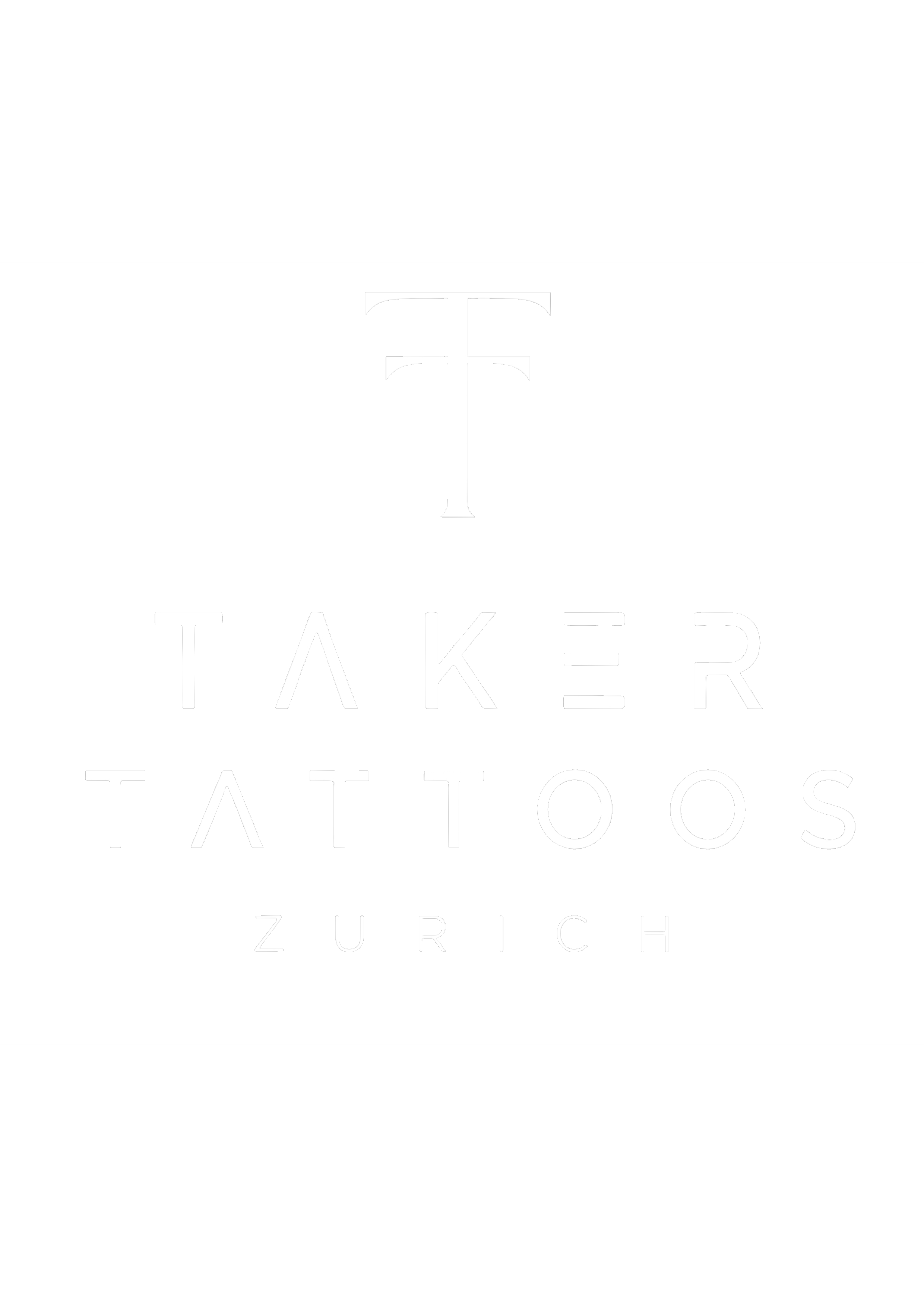 Taker Tattoos Zürich | Logotipo Oficial de Artista Tatuador